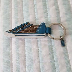 Coach converse style sneaker key fob or purse char